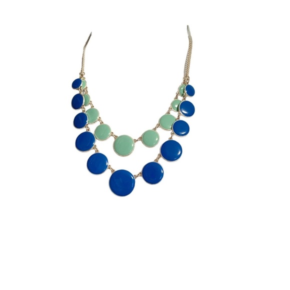 Blue Statement Necklace - Picture 4 of 7